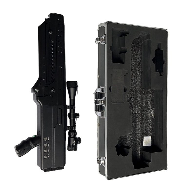  山东手持便携式枪型低空防御反制四通道A型